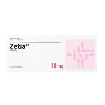 Zetia Ezetimiba 10 mg Organon Caja x 30 Tabletas  