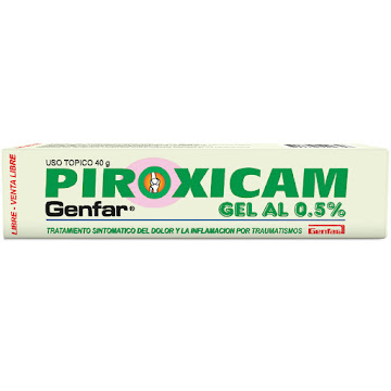 Piroxicam Genfar 0.5% Gel Tubo x 40 gr  