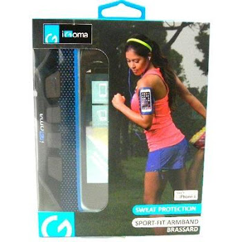 Estuche Igoma Brazo Iphone 6 Negro Azul x 1 und  