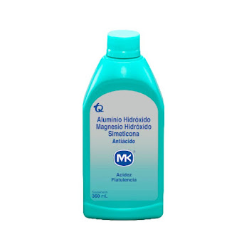 Aluminio Hidróxido Magnesio Antiácido MK Suspensión Oral Frasco x 360 ml  