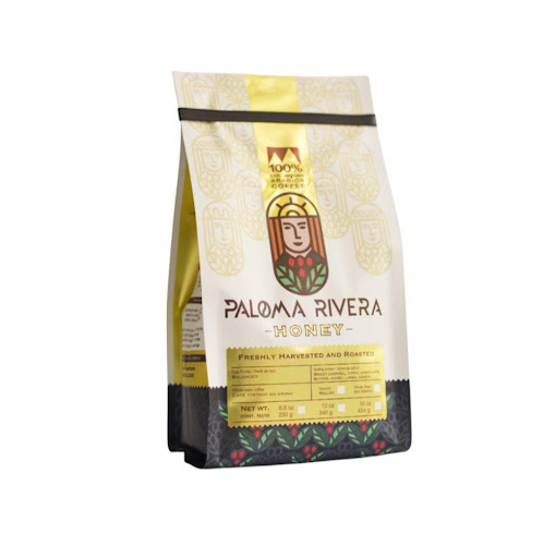 Café Honey Molido  Paloma Rivera 250gr x 1 und Café de especialidad colombiano 100 % Arábica, con proceso honey que resalta dulzores naturales. De tueste medio y notas a caramelo, chocolate, cítricos, mantequilla y miel. Dulce, aromático y lleno d
