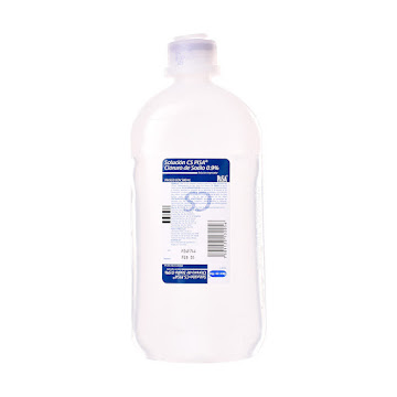 Suero Fisiológico Cloruro De Sodio 0.9% Pisa Frasco x 500 ml  