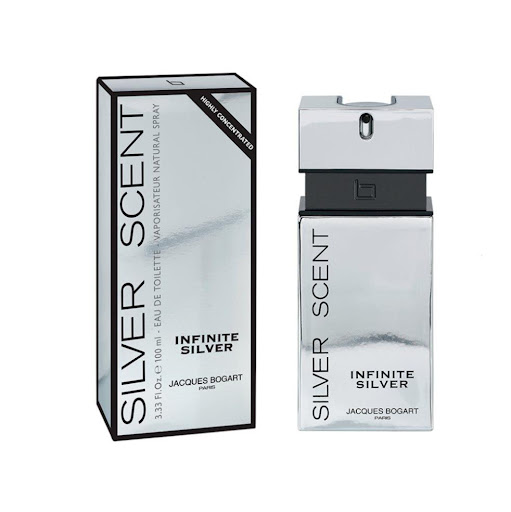SILVER SCENT INFINITE SILVER EAU DE TOILETTE 100 ML JACQUES BOGART 100 ml x 1 Silver Scent Infinite Silver es una fragancia masculina de la familia olfativa helecho Amaderado oriental. Esta fragancia ofrece una combinación única de notas cítricas, especiadas y amaderadas, crean