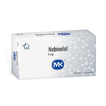 Nebivolol MK 5 mg Caja x 30 Tabletas  