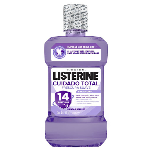 Enjuague Bucal Listerine Cuidado Total Zero Frasco x 500 ml