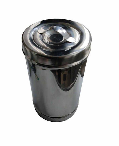 ALGODONERA DE 10X20 CAP. 2 LITRO Corazón Médico  x 1 Recipiente de acero inoxidable diseñado para almacenar algodón en entornos médicos y hospitalarios. Su material resistente garantiza durabilidad y fácil limpieza.