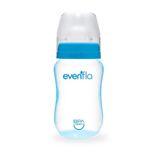 Biberón Cuello Ancho 9 Onzas Polipropileno Azul  - Evenflo Evenflo Frasco x 1 Und Biberón Cuello Ancho Entintado 270ml/9oz
Biberón de cuello ancho con botella de polipropileno entintado.