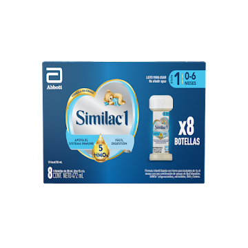 Fórmula Infantil Similac   1 Líquida 0 a 6 Meses Caja x 8 Botellas  