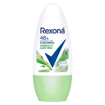 Desodorante Mujer Rexona Bamboo Roll On 48h Frasco x 50 gr  