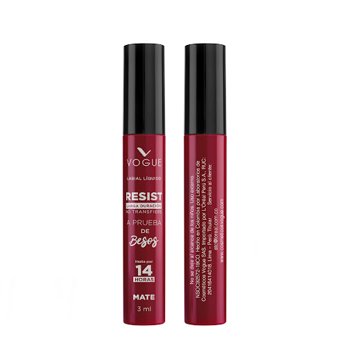 Labial Líquido Vogue   Resist Apasionada x 3 ml