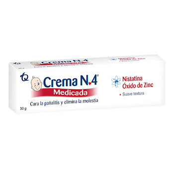 Crema Anti Pañalitis Crema N4 Medicada Con Nistatina x 30 gr  