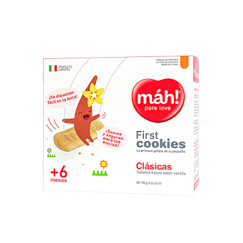 Galletas Infantiles Máh Vainilla +6 Meses x 100 gr  