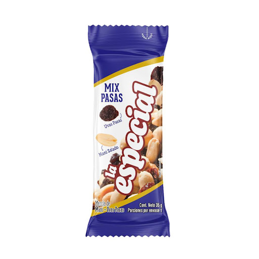 Mani La Especial Mix de   Pasas x 35 gr