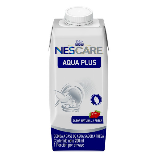 Agua Nescare Aqua Con Sabor Natural a Fresa Botella x 200 ml