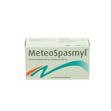 Meteospasmyl Citrato de Alverina + Simeticona 60mg/300mg Biopass Caja x 30 Cápsulas  