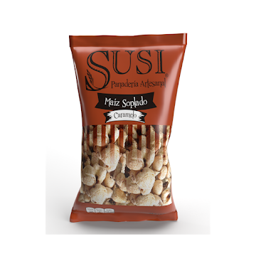 Cereal Maiz Soplado   Susi Caramelo Snack x 25Gr  