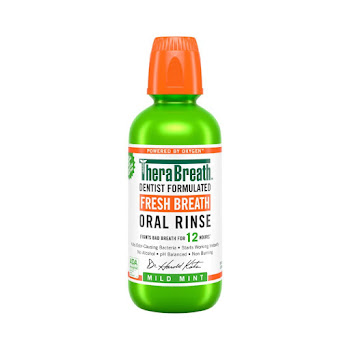 Enjuague Bucal Therabreath Mild Mint Menta Suave Botella x 473 ml  
