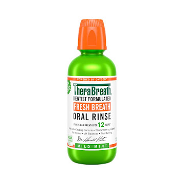 Enjuague Bucal Therabreath Mild Mint Menta Suave Botella x 473 ml  