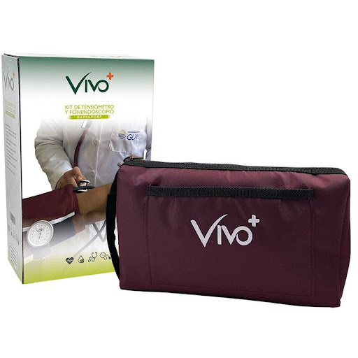 KIT VIVO TENSIOMETRO VINOTINTO RAPPAPORT GLX SAS  x 1 Kit médico que incluye un tensiómetro manual aneroide y un fonendoscopio tipo Rappaport de doble manguera, ideal para la medición precisa de la presión arterial y la auscultación de sonidos cardíacos 