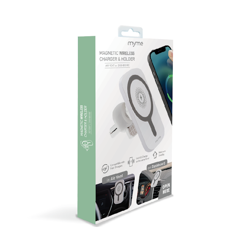 Soporte y Cargador para Carro Fifo Inhalámbrico Blanco x 1 und