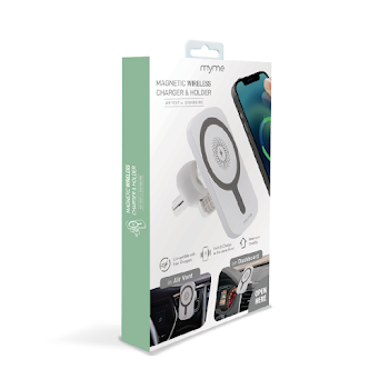 Soporte y Cargador para Carro Fifo Inhalámbrico Blanco x 1 und  