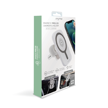 Soporte y Cargador para Carro Fifo Inhalámbrico Blanco x 1 und  