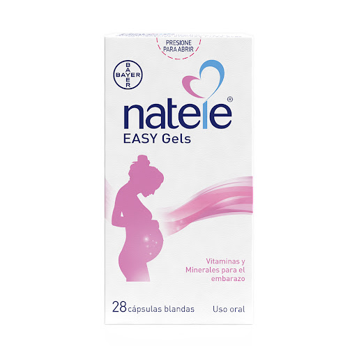 Vitaminas Natele Easy Gels Caja x 28 Cápsulas