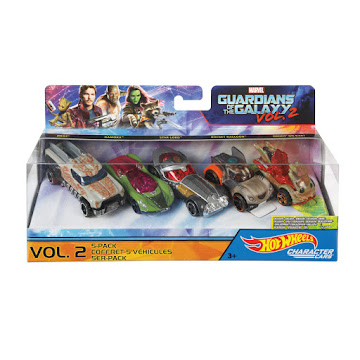 Solo Online Hot Wheels Guardianes De   La Galaxia 2 Paquete De 5 Autos Personificado 