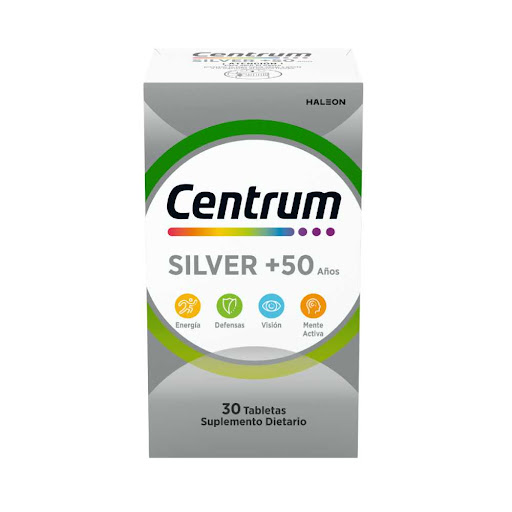 Centrum Silver, Multivitamínico para hombres y mujeres +50 x 30 Tabs