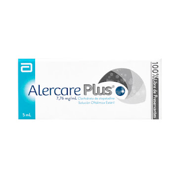 Alercare PLUS 0,7% Fco x5mL Olopatadina Clorhidrato 7.76 mg/mL  