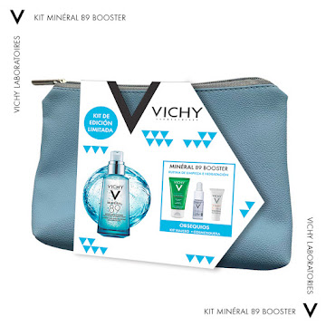 Kit Viajero Mineral 89   Booster + Cosmetiquera x 4 und 