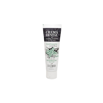 Crema Dental Soulseed Menta Carbon Activado x 85 gr  