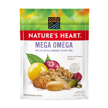 Mezcla De Frutas Y Nueces Mega Omega Terrafertil x 170 gr  
