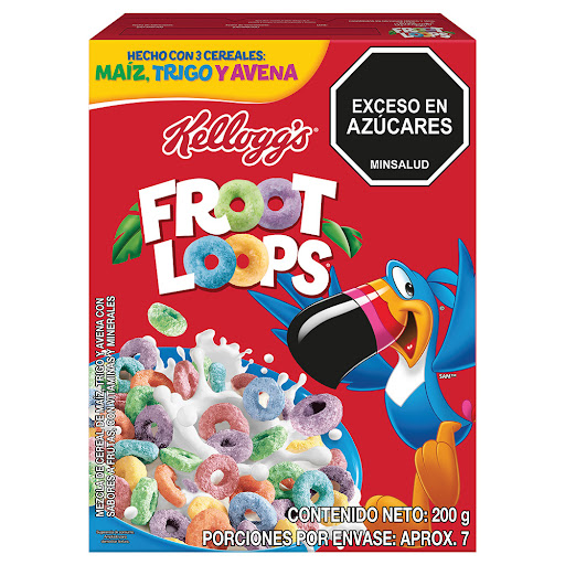 Cereal Kellogg Froot Loops Caja x 200 gr