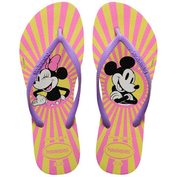 Sandalias Havaianas Slim   Disney Mickey T39-40 X 1 Par 