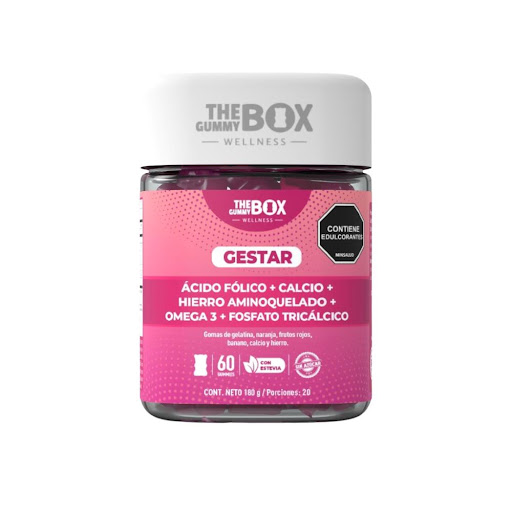 Gomas Masticables The Gummy Box Gestar Frasco x 180 gr