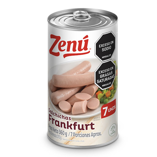 Salchicha Zenú Frankfurt x 7 und