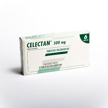 Celectan Nitazoxanida 500 mg Farmacol Caja x 6 Tabletas  