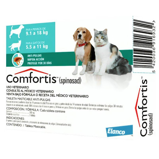 COMFORTIS VERDE 1 TABLETA Elanco caja x 1  