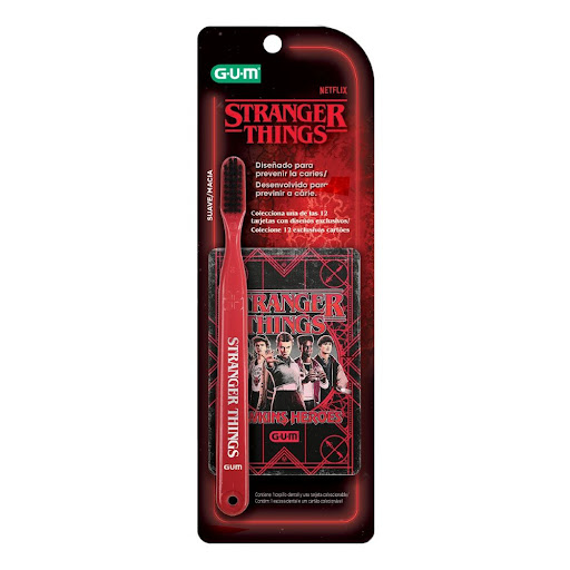 Cepillo Dental Gum Stranger Things Suave x 1 und