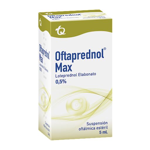 Oftaprednol Max Loteprednol Etabonato 0.5% Tecnoquimicas Frasco x 5 ml