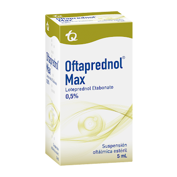 Oftaprednol Max Loteprednol Etabonato 0.5% Tecnoquimicas Frasco x 5 ml  