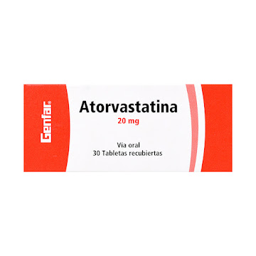 Atorvastatina 20 mg Genfar Caja x 30 Tabletas  