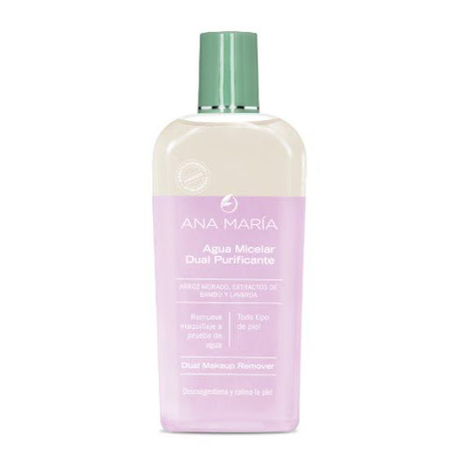 AGUA MICELAR ANA MARIA DUAL PURIFICANTE ENVASE X 180 ML ANA MARIA Caja x 1 UND undefined
