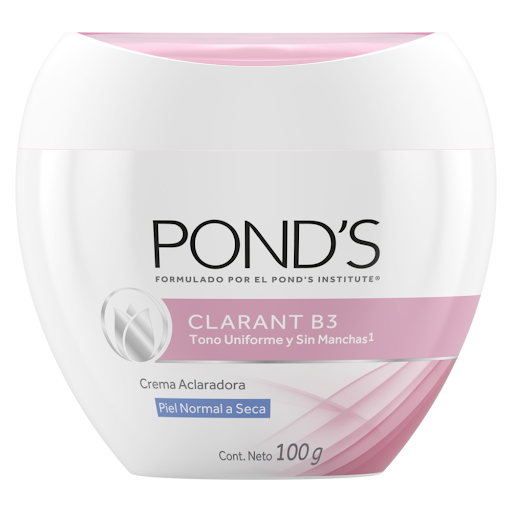 Crema Ponds Clarant B3 Filtro Uv 6 Semanas x 100 gr