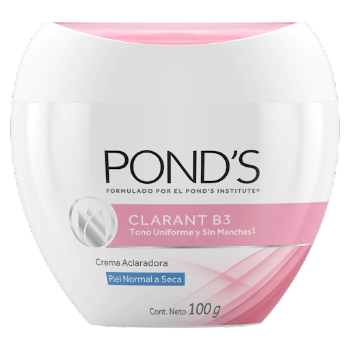 Crema Ponds Clarant B3 Filtro Uv 6 Semanas x 100 gr  
