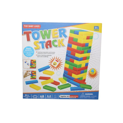 Juego Equilibrio Stack Caja Plasticos Asociados  x 1 Un emocionante juego de destreza ideal para jugar con amigos y familia, poniendo a prueba la paciencia y coordinación.Características:Material: Madera o plástico resistenteDiseño: Bloques de colores v