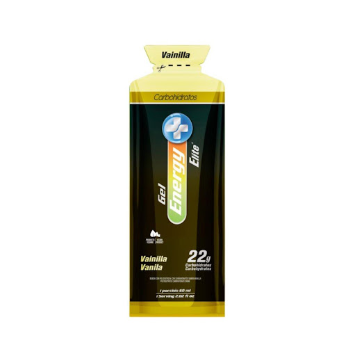 Gel Energetico Carbo 22 Vainilla ENERGY ELLITE Sachet x 60ml Diseñado para deportistas que necesitan un aporte energético práctico y ligero, este hidrogel es la solución perfecta para esfuerzos moderados o como complemento estratégico en competiciones prolongad