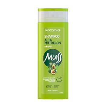 Shampoo Muss Recamier Nutrición x 400 ml  