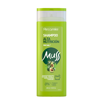 Shampoo Muss Recamier Nutrición x 400 ml  